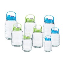 매실주병 과실주병 숨쉬는 효소병 과일청 발효주 매실통 수제청 유리병 뚜껑색상 랜덤, 1개, 18L