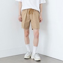 토모나리 토모나리 버뮤다쇼츠 카고 밴딩 반바지