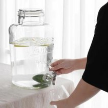 미라주 음료 디스펜서 6L 8L 카페디스펜서 워터디스펜서 물디스펜서 쥬스디스펜서 커피디스펜서 유리물병 유리디스펜서 수도꼭지물통 카페물병 디스펜스, ◎상품_미라주음료디스펜서8L◎