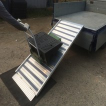 알미늄 대차용 경사로 400-2500 하중 300Kg 휠체어 대차로 물건싣을때 전동킥보드 전동차