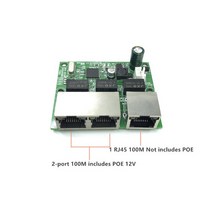 3포트 기가비트 POEswitch 모듈은 LED 라인 10/100m 접촉 POEport 미니 스위치 PCBA 마더보드에 널리 사용, 02 3-port with POE 12V