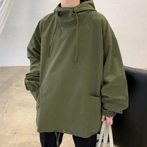 남성 바람막이 점퍼 가을 자켓 남자 후드 야상 3색 K