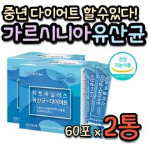 중년 다이어트보조제 가르시니아 팔뚝살 셀룰라이트 빼는 옆구리살 하체 처진뱃살 관리 HCA 40대 50대 60대 뱃살 똥배 허벅지살 옆구리살 등살 빼는법 루테리 포스트바이오틱스, 2통
