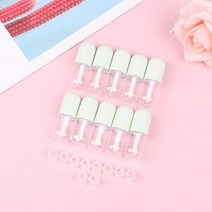 5ml 립글로스 립 글레이즈 튜브 귀여운 캡슐 립스틱 지팡이가 있는 빈 DIY 화장품 용기 10 개, 한개옵션1, 01 GN