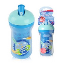 (토미티피) Explra 액티브 보온보냉 스트로컵 300ml-블루