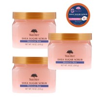 트리헛 시어 슈가 스크럽 모로칸 로즈 꽃향, 510g, 3개