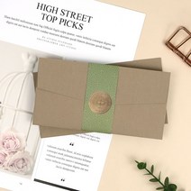 [문구조아] 핑크풋 감사봉투 4개세트 고급진 답례봉투 용돈봉투 랜덤, 1개