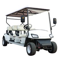 전기골프카트 4륜 호텔 명승지 관광 셔틀버스 RV차, 1.60V, 7.4인승 골프 하이 구성