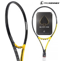Prokenex Tennis Racquet Black Ace 100 300g 4 1/4 (G2) 16x19 Tennis Racquet, Yonex-Poly Tour Pro, Auto 48 (Men's Fit)