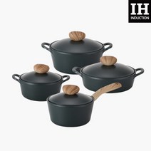 네오플램 레트로T 전골냄비, 다크블루, 22cm