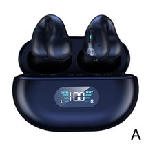 무선 이어폰 블루투스 5.3 헤드폰 앰비 사운드 커프 버드 Hifi 스테레오 스포츠 방수 후크 마이크 G2z2, 01 Black