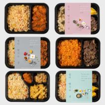 직장인 간편식 도시락 다어이트 2주 식단 도시락 6팩 12팩, 밥이땡기는날도시락_6종_6팩