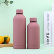 COSYEVNO스테인리스 텀블러 아웃도어 스포츠 컵, 보라색, 500ml