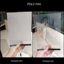 테프론시트 S CE 전환 전기 화이트/블랙/그레이 불투명 접착제 PDLC 스마트 필름 창 도어 테스트 샘플 후면 프로젝션 스크린, White