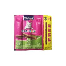 비타크레프트 캣스틱 치킨앤캣그라스 3p플러스1p 4개입