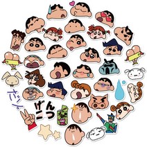 짱구는 못말려 크레용짱 귀여운 리무버블 스티커 폰꾸 다꾸 폴꾸 인스 굿즈 감성데코 세트 40매, 짱구는 못말려 스티커-B(40매)