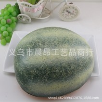 사진촬영소품 시장에 나오다 SQUISHY 다이케스트 PU 템퍼링 오버사이즈 반개 메론 2059582973, 그린 하미과