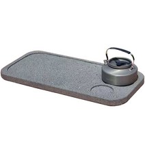구이용 돌판 삼겹살 고기 숯불 돌 구이 가정용 불판 고기판 구이판 구이팬 판, 15x25cm 두께 2.5cm