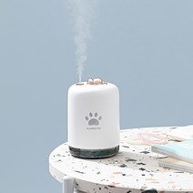 무드등 가습기 usb 아로마 비염 가습기 USB 침실 머리맡 야간 조명 충전식, 충전식 글레이셔 화이트 무소음 가습 ※미니 포터블