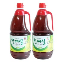 바른팜스 구산 하동 청매실엑기스(1.8L) x 2병 매실청 원액, 1.8L