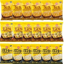 오뚜기 불고기피자 고르곤졸라피자 치즈피자 사각피자, 5.치즈피자 3팩 + 고르곤졸라 3팩
