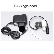 농약 교반기 분무기 살포기 물고기 탱크 co2 솔레노이 밸브 ac100-240v 범용, w05a-싱글 헤드, dc12v 영국 플러그