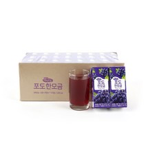 자연드림 해양심층수 합성착향료 및 합성착색료 무첨가 국내산 포도한모금 190ml*24개입