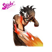 자전거 오토바이 액세서리에 타이탄 만화 자동차 스티커에 스티커 3D 멋진 공격 노트북 헬멧 트렁크 벽, Attack on Titan1, 25cm