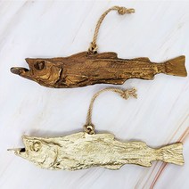 북어 명태 인테리어소품 (골드/브라운)- 집들이 선물 이사선물 개업선물 신장개업 액막이북어 디테일이 살아있는 소품 액막이 풍수아이템, 브라운