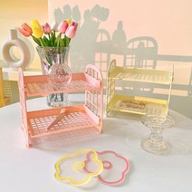 상품촬영 인테리어 조립식 소품 정리 화장대 카페 소품 촬영용 소품, 핑크