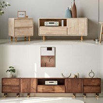 다올퍼니 매직 원목 거실장 티비다이 TV장 TV대 티비대 북유럽 모던 미드센츄리 신혼가구 이사선물 집들이선물 인테리어선물, B-3. 매직 1500 / 마호가니