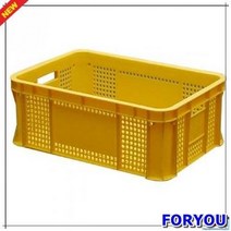 ForU475 운반상자6호 둥근탁공 플라스틱박스 농수산물상자 운반바구니 플라스틱상자, A-type 둥근타공*본상품