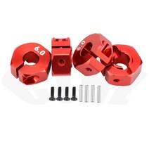 알루미늄 휠 육각 드라이브 허브 핀 나사 포함 RC 자동차 크롤러 HSP HPI Tamiya Traxxas 슬래시 5mm 6mm 7mm 8mm 9mm 10mm 11, Red 6mm