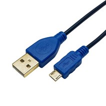 마이크로5핀 스마트폰 고속충전케이블 갤럭시S7엣지 갤럭시노트5 LG G4 지프로2 충전잭 금도금, 1m