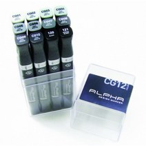 알파 디자인마카 12색 set - Cool Gray, 없음