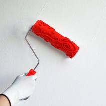 셀프리모델링 꽃패턴 페인트 롤러 장식 벽, 한개옵션0