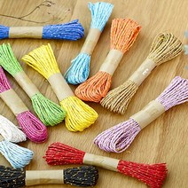 종이노끈 지끈 공예 금박 종이끈 선물포장끈 10m