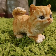 실물처럼 귀여운 냥이 진짜같은 심바토이 실물모형 고양이피규어 장식인형 개업선물 반려동물모형 반려묘 치즈태비캣 집사