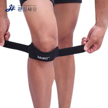 희망 관절사랑 허니스트 머슬 무릎 보호대 (레드) - 아대 밴드, 1개