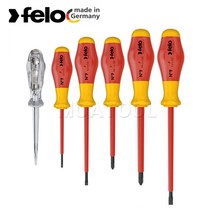 FELO 독일 펠로913 961 98 5PCS 절연드라이버세트 십자 일자 검전 구성 종이포장