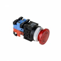 건흥전기 1A1B 조광 푸쉬락 버섯형 LED램프 비상 스위치 24V AC DC 25mm KBL25EP-L3C11, 화이트 [KBL25EP-L3CW11], 화이트 [KBL25EP-L3CW11]