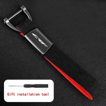 혼다 CRF250R CRF450R CRF 250 450 R 2007- 액세서리 자 정의 로고 바이크 오토바이 열쇠 고리 아연 합금 스웨이드 가죽 키 체인, [03] Black Red