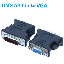호환 채굴용 1piece 59 핀 - vga 남성 - 여성 dms-59 - 비디오 카드용 vga 어댑터, 다른, 검은색