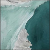 북타워 코너선반 사다리 모듈 파티션 100% 수제 유화 캔버스 월 아트 현대 추상 작품 홈 인테리어 그림 거실 침실 식당 장식, 111.80x160cm unframed - Unfram