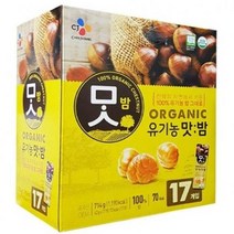 씨제이 유기농 맛밤 714g 17개입 정품, 단품, 단품