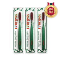 유시몰 유시몰 영국 프리미엄 클래식 칫솔 1입 x3, one color, free