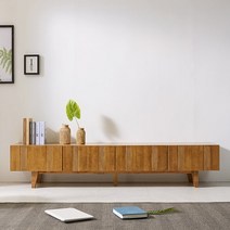 65인치 75인치 85인치 티비장 거실장 고무나무 2000 낮은티비선반, 월넛