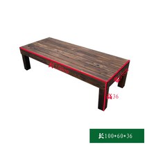 베란다 발코니 데크 야외 안뜰 테라스 야외 나무 보드 야외 탄화 단단한 나무 바닥 방수, 길이 100폭 60높이 36, 1㎡