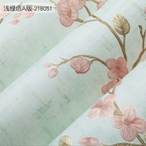아름다운 꽃무늬 포인트벽지 욕실 천장 장식 시트지, 218051 녹색(길이 3mx폭 0.53m)