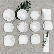 멜라민그릇 식당 앞접시 원형 사각 영업용 업소용 반찬, 원형도자기쿠프